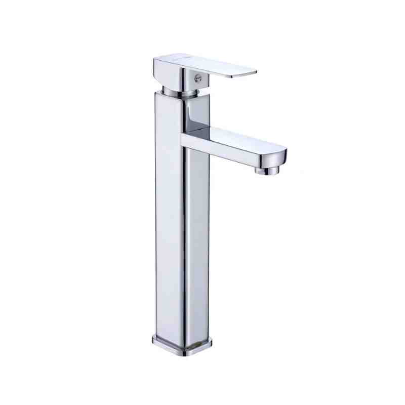 Hot and cold basin faucet with high-end square basin faucet sink tap