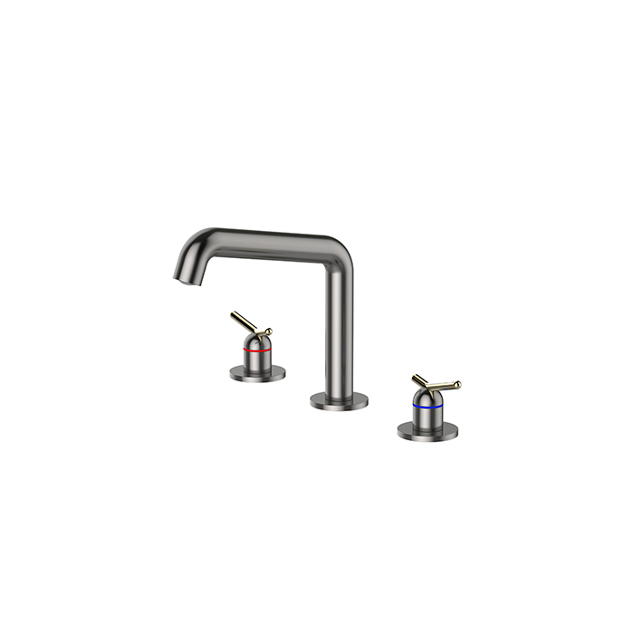 Factory Split Bathroom Basin Water Faucet Brushed Nickel