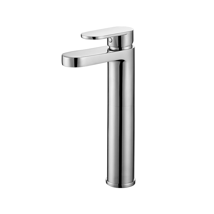 Luxury Tall Basin Faucet Single Lever 304 Stainless Steel Bathroom Tap Basin Mixer Faucet