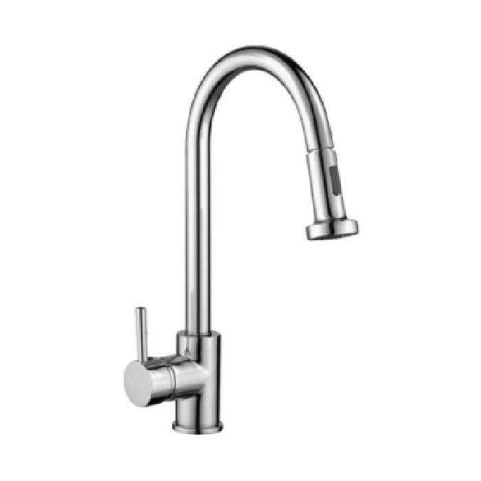 Kitchen Faucet With Pull Down Sprayer Multitask Mode Single Handle High Arc Pull Out Kitchen Sink Faucet Offers Efficient Cleaning for Rv, Laundry, Ba