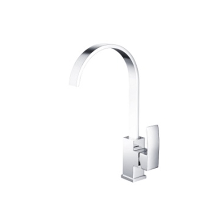 stainless steel single handle sink faucet