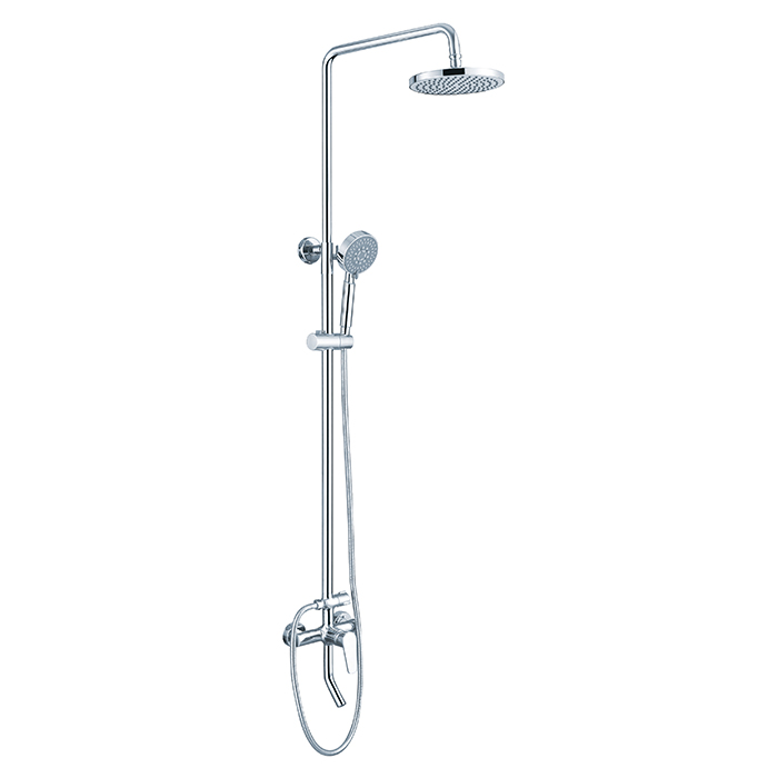 Chrome Exposed Shower System