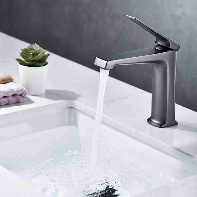 Short Waterfall Bathroom Sink Faucet