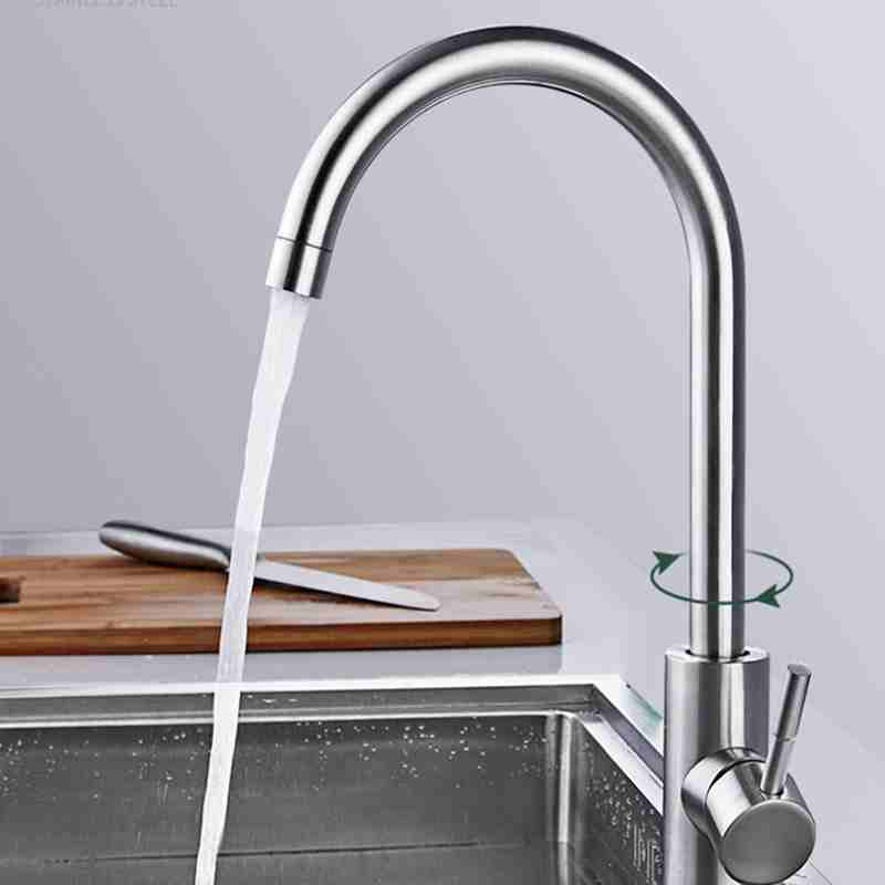 360 degree stainless steel 304 vegetable washing basin hot and cold faucet