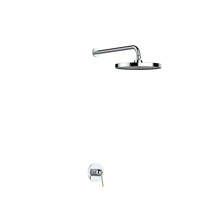 Rain Shower Faucet Single Handle Concealed Bath Shower Faucet Hand Shower Wall Mounted