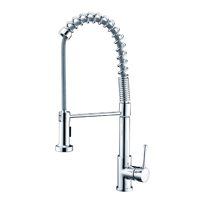 Modern Design Multifunctional Pull Out Kitchen Sink Faucet Health Touch Spring Kitchen Faucet